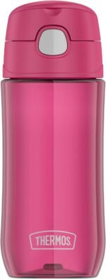THERMOS FUNTAINER 16 Ounce Plastic Hydration Bottle with Spout, Raspberry - Image 2