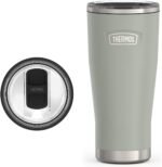 THERMOS ICON SERIES, Stainless Steel Tumbler with Slide Lock, 24 Ounce, River Rock - Image 2
