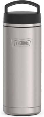 THERMOS ICON SERIES Stainless Steel Water Bottle with Screw Top Lid - 32 Ounce, Matte Stainless Steel - Vacuum Insulated Water Bottle with Lid - Image 2
