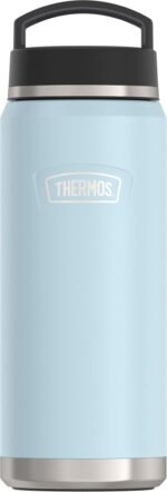 THERMOS ICON SERIES Water Bottle with Screw Top Lid - 40 Ounce, Glacier - Stainless Steel Vacuum Insulated Water Bottle with Lid - Image 2