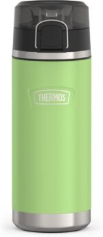 THERMOS ICON SERIES, Water Bottle with Spout - 18 Ounce, Lime - Stainless Steel Vacuum Insulated Water Bottle with Lid - Image 2