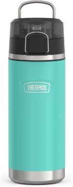 THERMOS ICON SERIES, Water Bottle with Spout - 18 Ounce, Seafoam - Stainless Steel Vacuum Insulated Water Bottle with Lid - Image 2