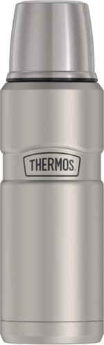 THERMOS Stainless King Vacuum-Insulated Compact Bottle, 16 Ounce, Matte Steel - Image 2