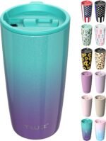 TILUCK 20 oz Tumbler with Lid, Vacuum Insulated Stainless Steel Coffee Mug, Double-Walled Travel Tumbler for Hot and Cold Drinks(BluePurple, 20oz) - Image 2