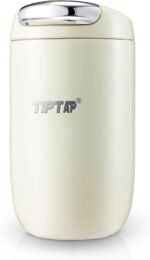 TIPTAP 12oz/350ml Stainless Steel Vacuum Insulated Tumbler, Coffee Travel Mug Spill Proof with Lid, Thermos Cup for Keep Hot/Ice Coffee, Chocolate, Tea and More (White) - Image 2