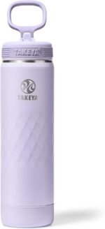Takeya Sport 22 oz Triple-Insulated Stainless Steel Water Bottle, Straw Lid – Leakproof, Sweatproof, BPA-Free, Keeps Drinks Cold 36 Hrs, Hot 14 Hrs – Moonlight - Image 2