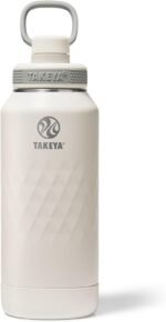 Takeya Sport 32 oz Triple-Insulated Stainless Steel Water Bottle, Spout Lid – Leakproof, Sweatproof, BPA-Free, Keeps Drinks Cold 36 Hrs, Hot 14 Hrs – Alpine - Image 2