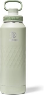 Takeya Sport 40 oz Triple-Insulated Stainless Steel Water Bottle, Spout Lid – Leakproof, Sweatproof, BPA-Free, Keeps Drinks Cold 36 Hrs, Hot 14 Hrs – Eucalyptus - Image 2