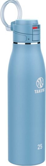 Takeya Traveler Leakproof Coffee Mug - Carrying Loop - Insulated Drinkware for Everyday Use - Durable & Portable with Spill-Proof Design - 25 oz, Bluestone - Image 2