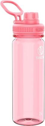 Takeya Tritan Sport Water Bottle with Spout Lid - BPA-Free & Dishwasher-Safe Water Bottle - Reusable Bottle with Lid Handle - Simple Leak-Proof Water Bottle - 24 oz, Flutter Pink - Image 2
