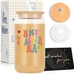 Teacher Gifts For Women - In My Teacher Era Cup with Lids and Straws 18 Ounce Coffee Tumbler Mug, Personalized Gifts for Her Graduation, New Job, Birthday - Image 2