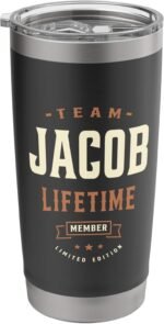 Team Jacob Lifetime Member Stainless Steel Insulated Tumbler - Image 2