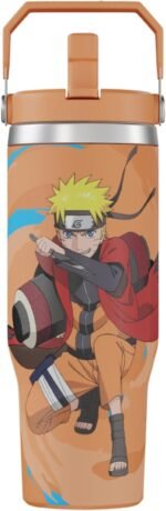 Team Liquid Naruto Tumbler with Lid, 30 Oz Water Cup, Vacuum Insulated, Anime Water Bottle, Reusable Insulated Stainless Steel tumbler for Water, Iced Tea or Coffee - Image 2