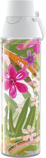 Tervis Etta Vee Garden Glory Made in USA Double Walled Insulated Tumbler Travel Cup Keeps Drinks Cold & Hot, 24oz Venture Lite Water Bottle, Classic - Image 2