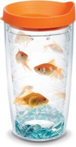 Tervis Goldfish Made in USA Double Walled Insulated Tumbler Travel Cup Keeps Drinks Cold & Hot, 16oz, Classic - Image 2