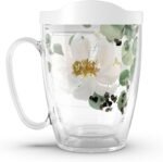 Tervis Kelly Ventura - Eucalyptus Made in USA Double Walled Insulated Tumbler Travel Cup Keeps Drinks Cold & Hot, 16oz Mug with Handle, Classic - Image 2
