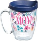 Tervis Made in USA Double Walled Dainty Floral Mother's Day Insulated Tumbler Cup Keeps Drinks Cold & Hot, 16oz Mug, Mom - Image 2