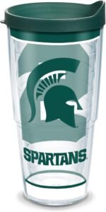 Tervis Made in USA Double Walled Michigan State University MSU Spartans Insulated Tumbler Cup Keeps Drinks Cold & Hot, 24oz Water Bottle, Tradition - Image 2