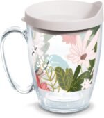 Tervis Mellow Floral Made in USA Double Walled Insulated Tumbler Travel Cup Keeps Drinks Cold & Hot, 16oz - Mug, Classic - Image 2