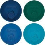 Tervis Travel Lid Made in USA Double Walled Insulated Tumbler Travel Cup Keeps Drinks Cold & Hot, Fits 16oz Tumblers - 4pk, Assorted Navy Green Blue Turquoise - Image 2
