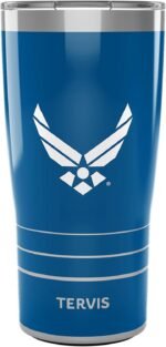 Tervis Traveler Air Force USAF Wings Triple Walled Insulated Tumbler Travel Cup Keeps Drinks Cold & Hot, 20oz, Stainless Steel - Image 2
