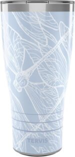 Tervis Traveler Dragonfly Sky Triple Insulated Tumbler Travel Cup Keeps Drinks Cold & Hot, 30oz, Stainless Steel - Image 2