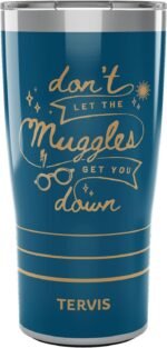Tervis Traveler Harry Potter Don't Let Muggles Get You Down Triple Walled Insulated Tumbler Travel Cup Keeps Drinks Cold & Hot, 20oz, Stainless Steel - Image 2