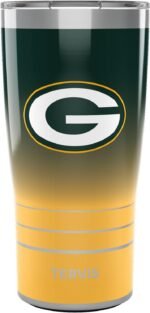 Tervis Traveler NFL Green Bay Packers - Ombre Triple Insulated Tumbler Travel Cup Keeps Drinks Cold & Hot, 20oz, Stainless Steel - Image 2