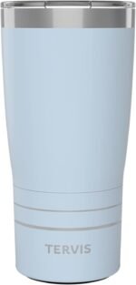 Tervis Traveler Powder Coated Stainless Steel Triple Walled Insulated Tumbler Travel Cup Keeps Drinks Cold & Hot, 20oz, Blue Moon - Image 2