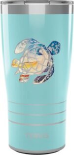 Tervis Traveler Turtle Sunset Triple Walled Insulated Tumbler Travel Cup Keeps Drinks Cold & Hot, 20oz, Stainless Steel - Image 2
