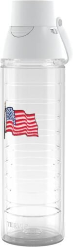 Tervis Venture Lite American Flag Made in USA Double Walled Insulated Tumbler Travel Cup Keeps Drinks Cold & Hot, 24oz Water Bottle, Classic - Image 2