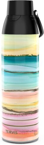 Tervis Venture Water Bottle Inkreel - Colorburst Triple Insulated Tumbler Travel Cup Keeps Drinks Cold & Hot, 26oz, Stainless Steel - Image 2