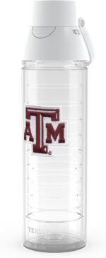Tervis Venture® Lite Tritan 24oz Water Bottle with 2-in-1 VersaLid® | Texas A&M Aggies - Primary Logo | Made in America, Leakproof, Double-Wall Vacuum Insulated, Keeps Drinks Cold - Image 2
