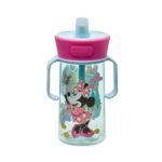 The First Years Disney Minnie Mouse Pop Up Toddler Straw Cup - Dishwasher Safe Toddler Water Bottle with Spout - Transition Sippy Cups for Toddlers - 14 Oz - Ages 12 Months and Up - Image 2