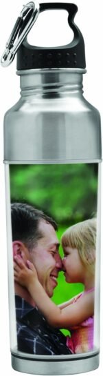 Thermo-Temp Stainless Steel Photo Water Bottle - Create Your Own - Image 2
