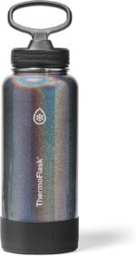 ThermoFlask 32 oz Double Wall Vacuum Insulated Stainless Steel Water Bottle with Straw Lid, Iron Night - Image 2