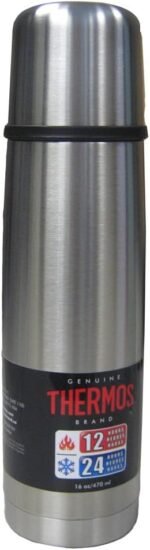 Thermos Vacuum Insulated 16 Ounce Compact Stainless Steel Beverage Bottle - Image 2