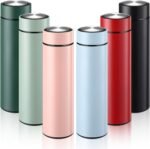 Tioncy 6 Pcs Stainless Steel Water Bottle 16.9 oz Insulated Water Bottle Skinny cup Portable Slim Flask Travel Mug for Purse Lunch Bag Coffee Tea Drink Office Sports Indoors & Outdoors(Mixed) - Image 2