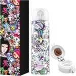 Tokidoki Unicorno insulated water bottle Stainless Steel Water Bottle 16oz Vacuum Sealed Thermal Cup with Leak Proof Flip Lid, Double Wall Tumbler for Hot & Cold Drinks, Unicorno Design - Image 2
