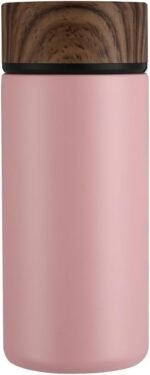 Transit Bottle 12 oz | Locking Drink Through Lid | Leak Resistant Water Bottle or Coffee Travel Mug | Lightweight Insulated Stainless Steel | BPA-Free Liangyuan (pink) - Image 2