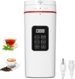 Travel Electric Kettle Portable 304 Stainless Steel LED Display Temperature Adjustable BPA Free Child Lock Mini Kettle,Small Hot Water Boiler Auto Shut-Off - Image 2