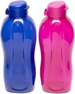 Tupperware 2 x Aquasafe 2 Litre Plastic Bottles with Flip Top - Image 2
