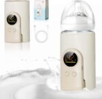 Upgrade Portable Bottle Warmer for Travel, 6 Temp with Smart Temperature Control & Night Light Display, Fast Warming, Long-Lasting Warming up to 5-8H, Comfortable Baby Feeding On The Go (10000mAh) - Image 2