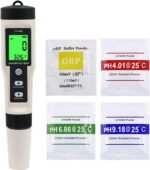 Upgraded 4 In 1 ORP TEMP Meter Digital Water Quality Tester & Hydrogen Generator Water Bottle With Backlight Water Quality Meter Tester 0-14.0 Measurement Range For Household Drinking - Image 2
