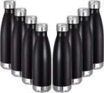 VEGOND 17oz Stainless Steel Water Bottles Bulk, Reusable Metal Sports Water Bottle Keeps Drink Hot and Cold, BPA Free Double Wall Vacuum Cola Shape Insulated Water Bottles for Camping Gym, 8 Pack - Image 2