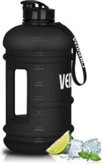 VENNERLI Half Gallon Water Bottle 2.2L Large Sports Water Bottle with Handle 74oz BPA-free Reusable Plastic Water Jugs Leakproof Hydro Bottle for Gym Yoga Travel Camping Cycling Outdoor Sports - Image 2
