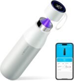 VSITOO 15oz Smart Self Cleaning Water Bottle，Insulated Water Bottle with Stainless Steel, BPA-Free, AI Self-Clean, 30-Day Battery, Magnetic Charging for Travel, Gym or Office, White - Image 2