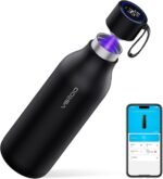 VSITOO 33oz Smart Self Cleaning Water Bottle，Insulated Water Bottle with Stainless Steel, BPA-Free, AI Self-Clean, 30-Day Battery, Magnetic Charging for Travel, Gym or Office, Black - Image 2