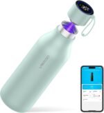 VSITOO 33oz Smart Self Cleaning Water Bottle，Insulated Water Bottle with Stainless Steel, BPA-Free, AI Self-Clean, 30-Day Battery, Magnetic Charging for Travel, Gym or Office, Blue - Image 2