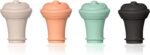 Vacu Vin Wine Saver Vacuum Stoppers - Airtight Seal for Opened Bottles to Preserve the Freshness Up to 10 Days - Easy to Use Perfect for Every Occasion, Set of 4 - Multicolor - Image 2
